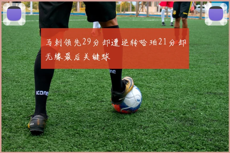 马刺领先29分却遭逆转哈珀21分却无缘最后关键球